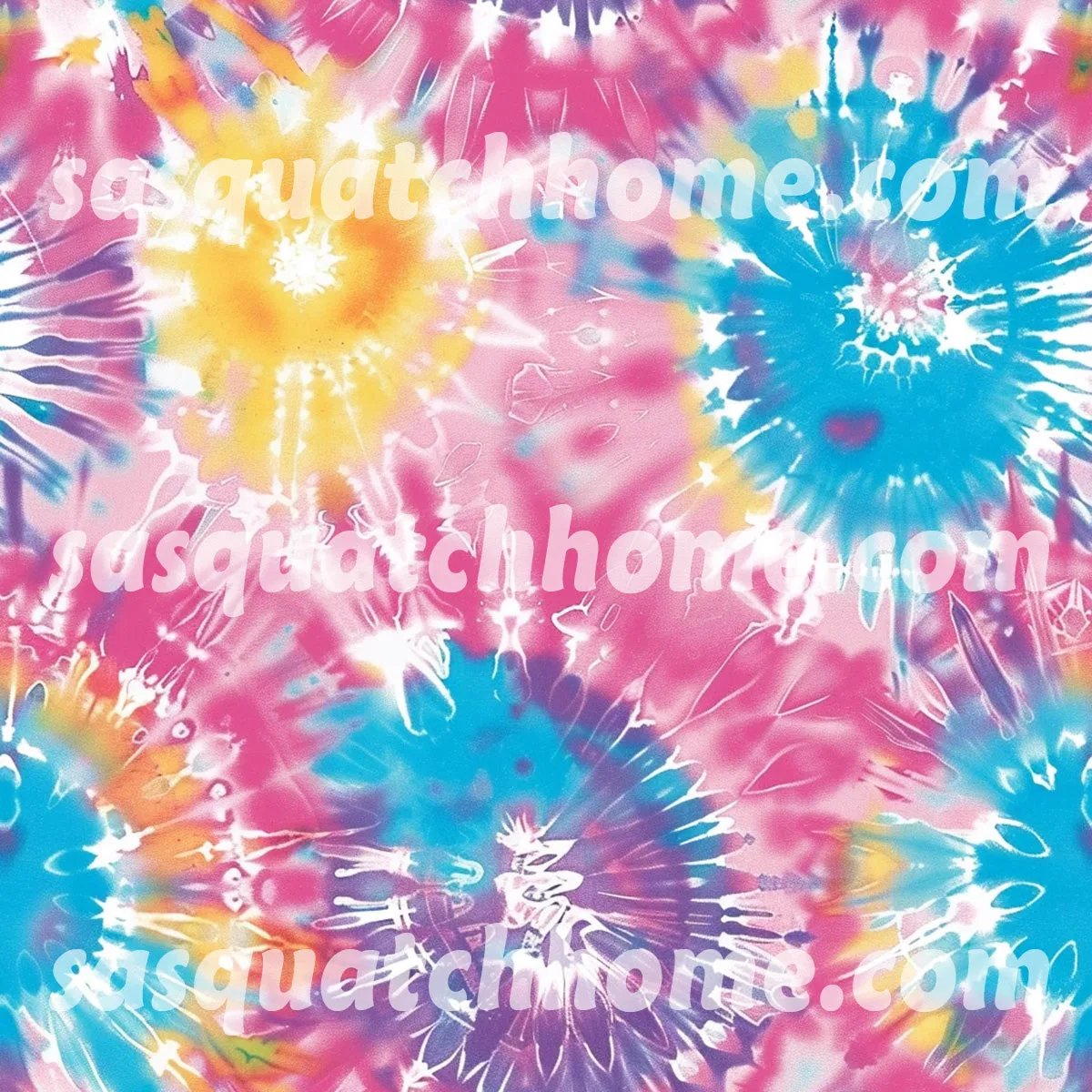 Tie Dye Designs,  6 pcs Bathroom Accessories Set