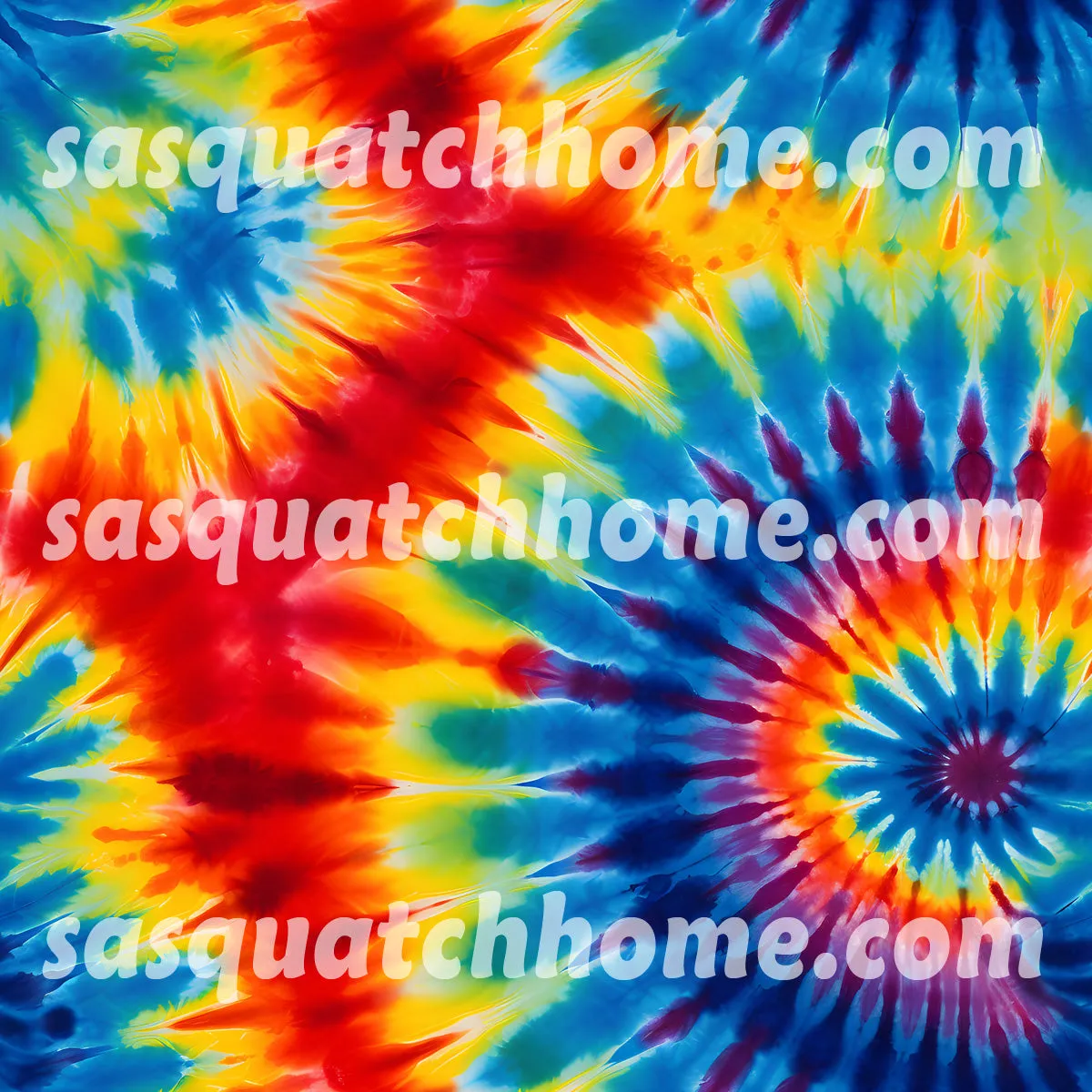 Tie Dye Designs,  6 pcs Bathroom Accessories Set