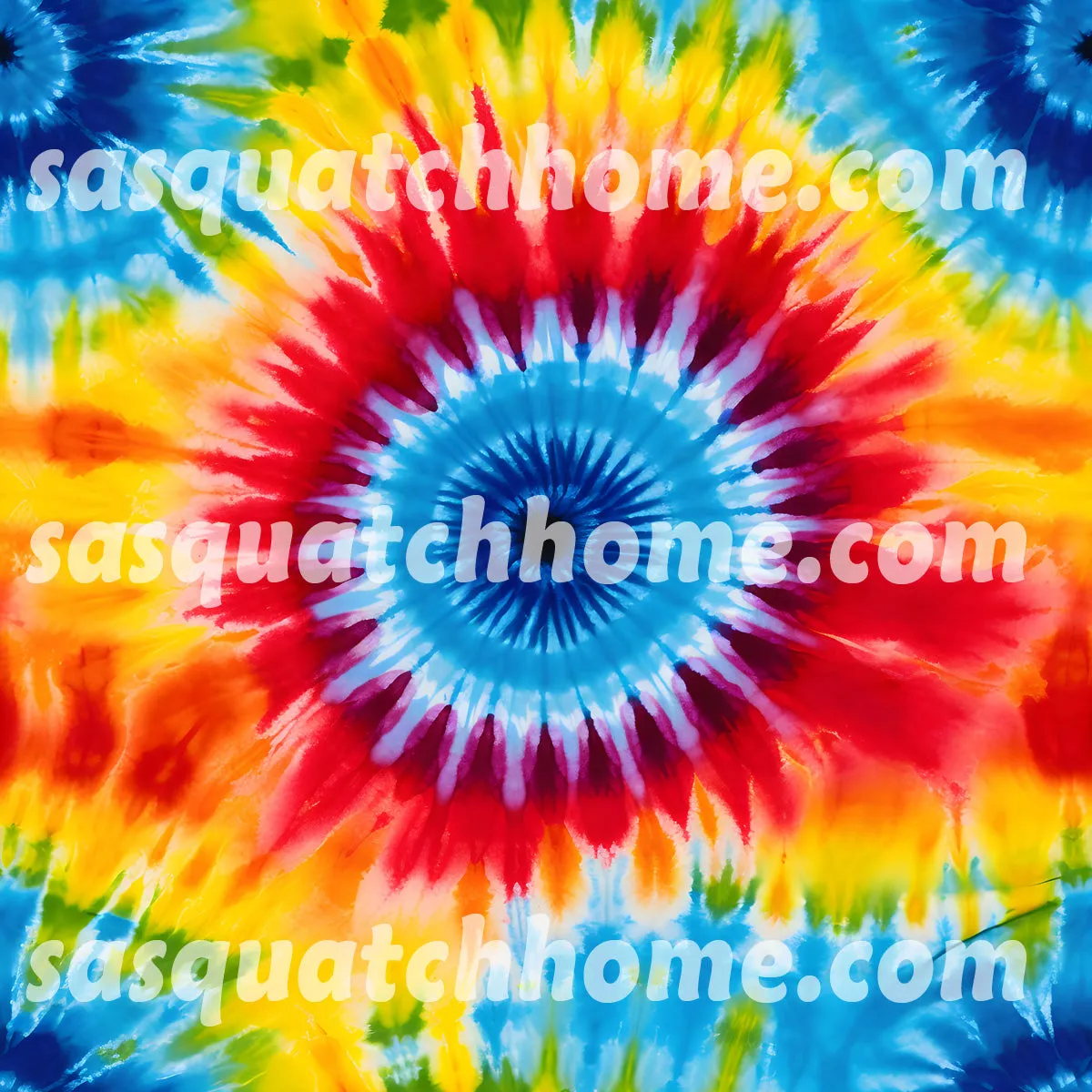Tie Dye Designs,  6 pcs Bathroom Accessories Set