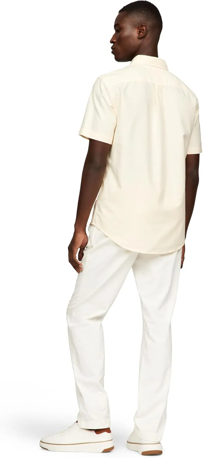 Tommy Hilfiger Short Sleeve Oxford Regular Fit, Men's Button Down Shirts