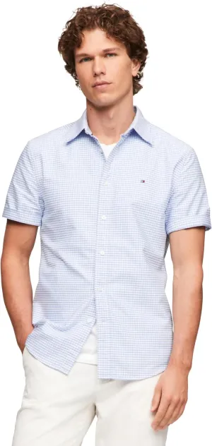 Tommy Hilfiger Short Sleeve Oxford Regular Fit, Men's Button Down Shirts