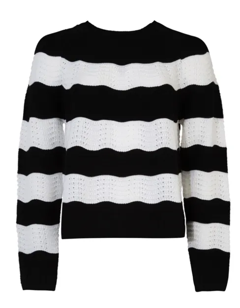 Trelise Cooper COUTURE - Get Over Knit - BLACK & WHITE