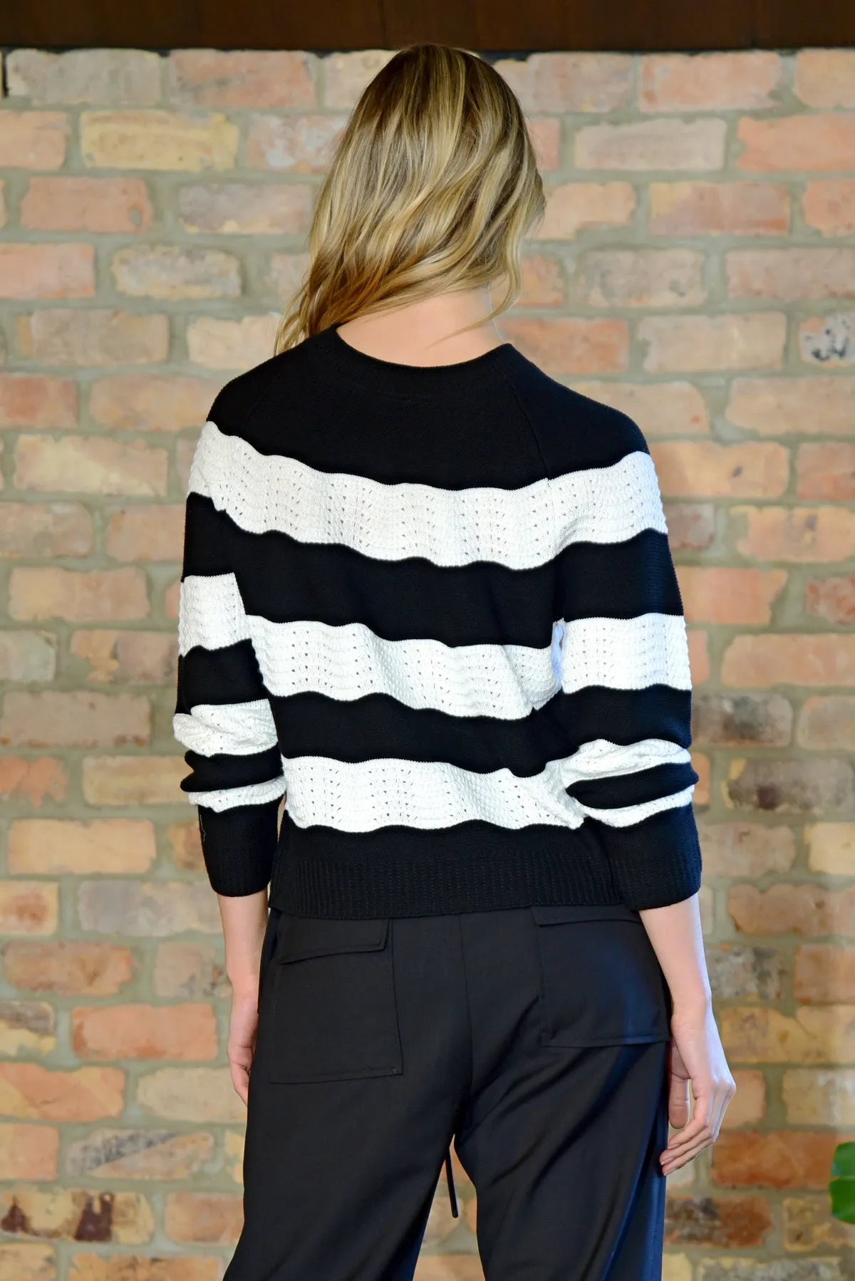 Trelise Cooper COUTURE - Get Over Knit - BLACK & WHITE