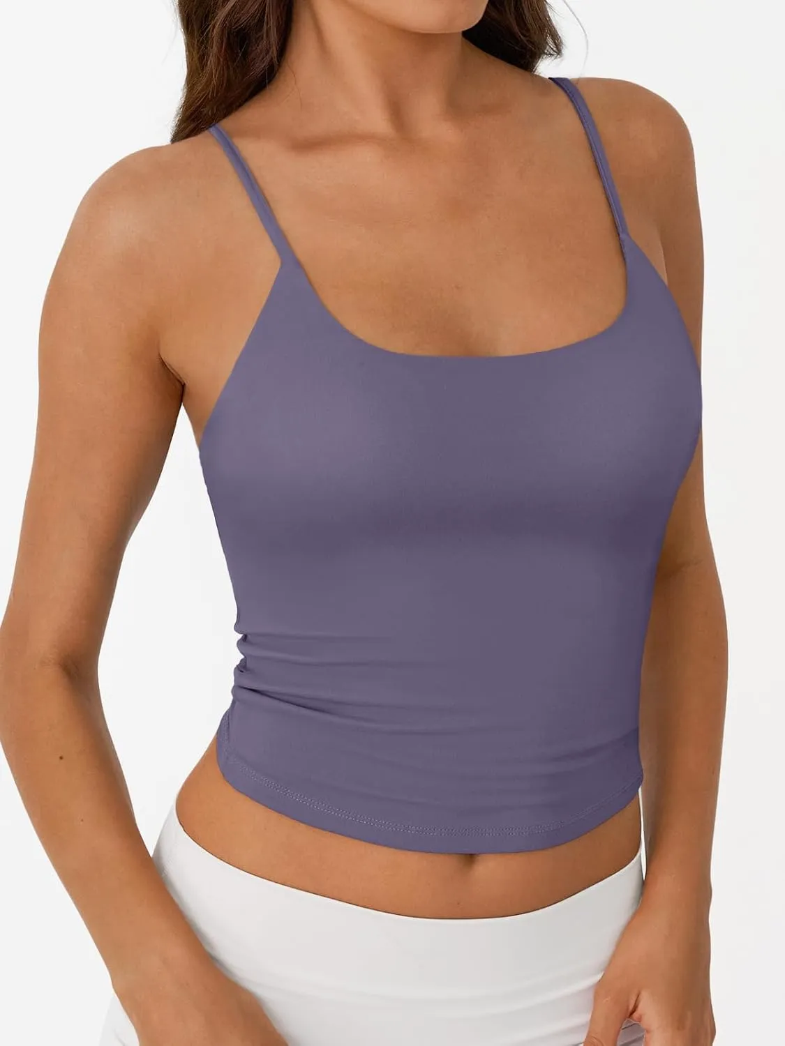 Trendy Queen Womens Summer Tank Tops Double Lined Going Out Teen Girls Y2k Sleeveless Backless 2025 Workout Cami Adjustable