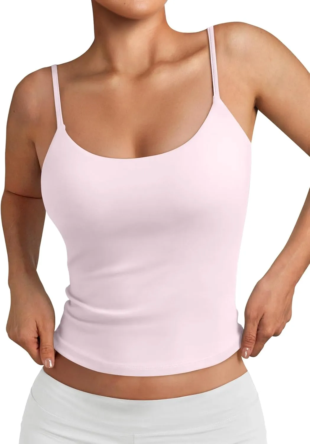 Trendy Queen Womens Summer Tank Tops Double Lined Going Out Teen Girls Y2k Sleeveless Backless 2025 Workout Cami Adjustable
