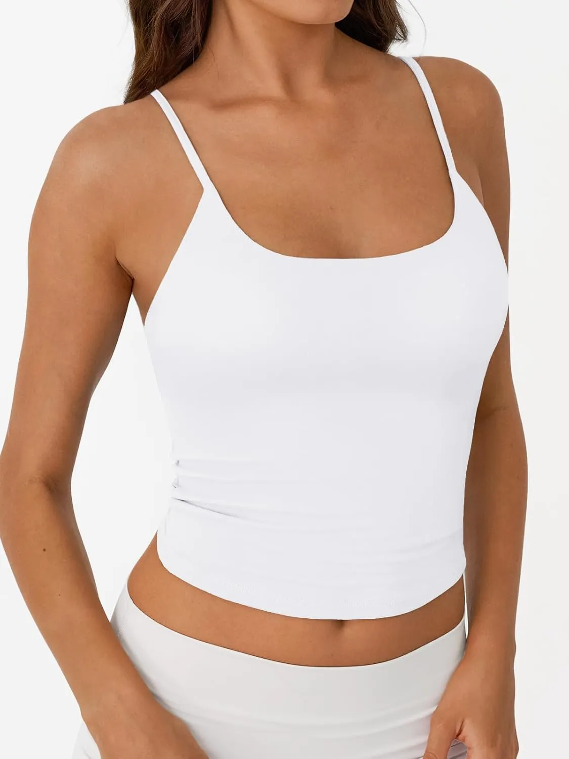 Trendy Queen Womens Summer Tank Tops Double Lined Going Out Teen Girls Y2k Sleeveless Backless 2025 Workout Cami Adjustable