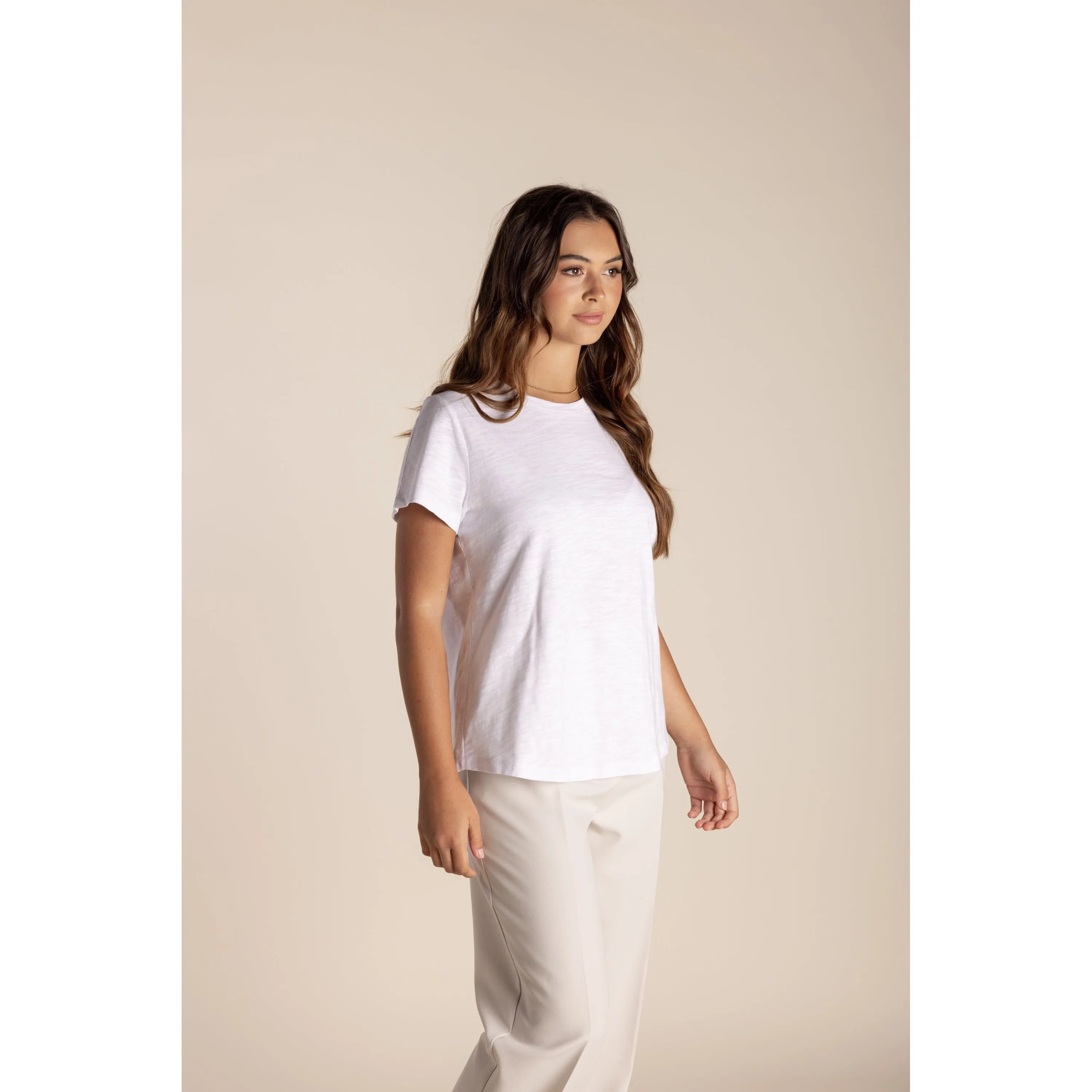 Two T's - Crew T-Shirt White