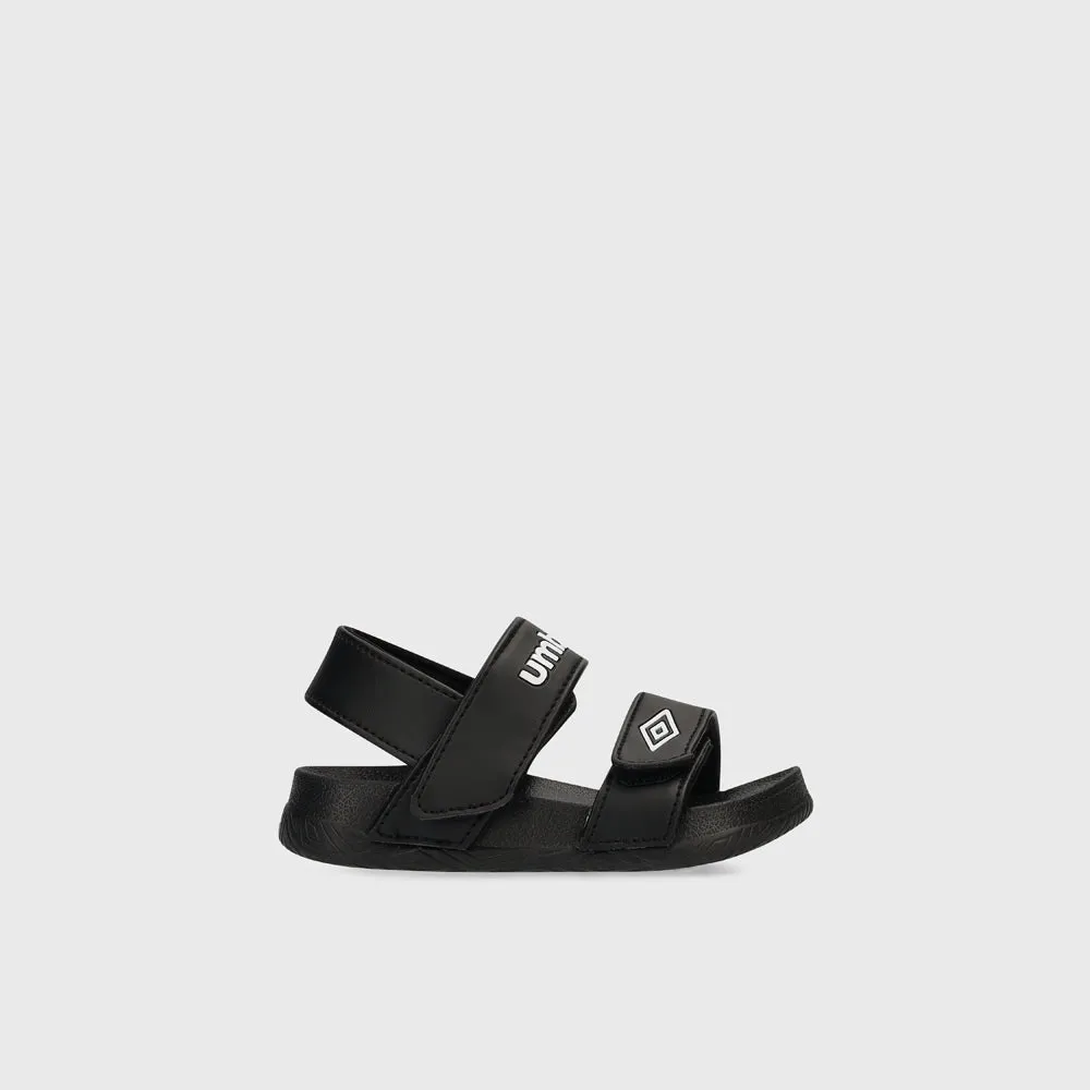 Umbro Infants Embossed Strap Sandal Black/White _ 182047 _ Black