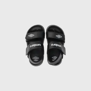 Umbro Infants Embossed Strap Sandal Black/White _ 182047 _ Black