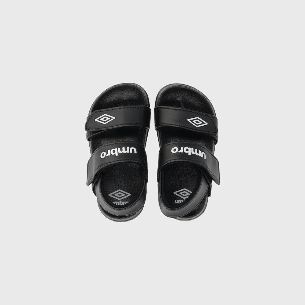 Umbro Infants Embossed Strap Sandal Black/White _ 182047 _ Black