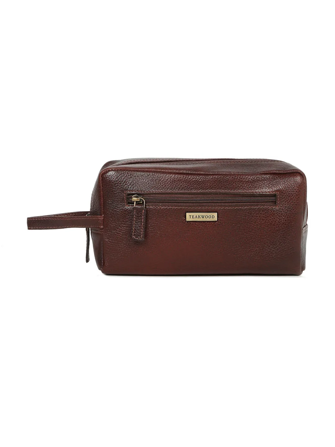 Unisex Leather Travel Toiletry Kit