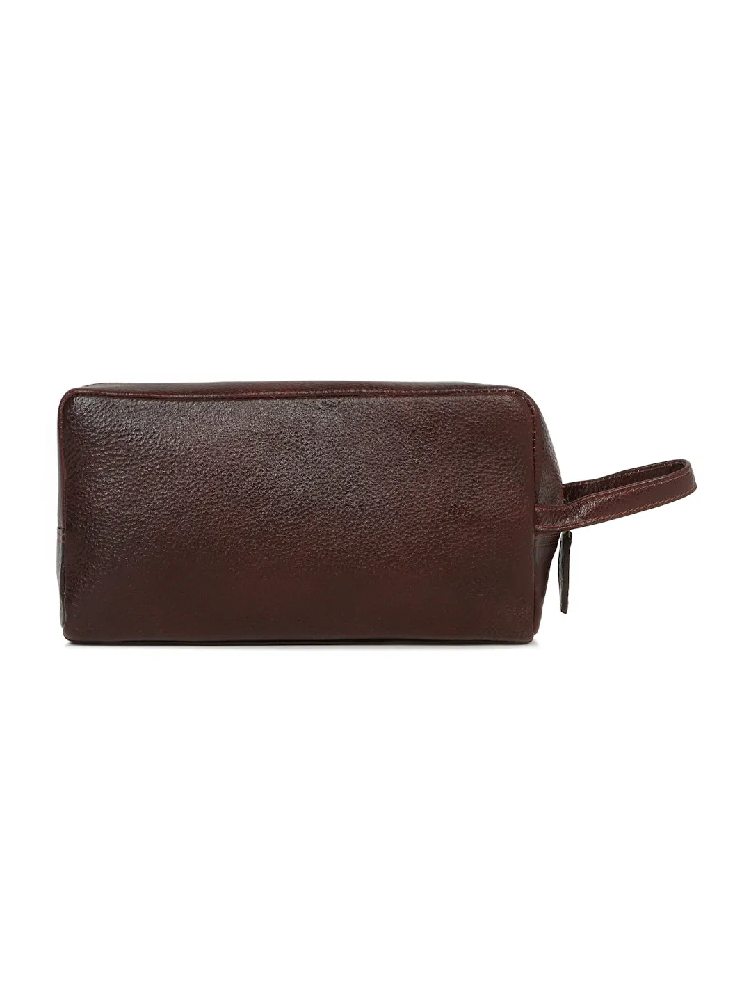 Unisex Leather Travel Toiletry Kit