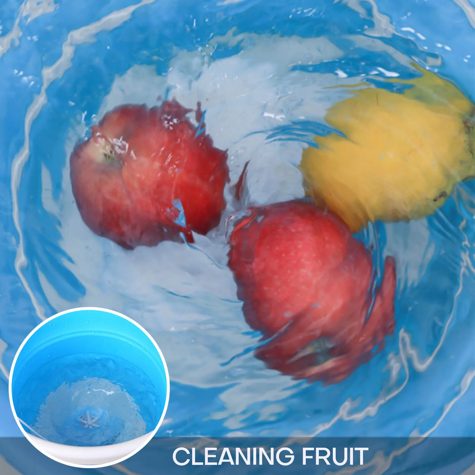 USB Portable Washing Machine Mini Folding Ultrasonic Tub
