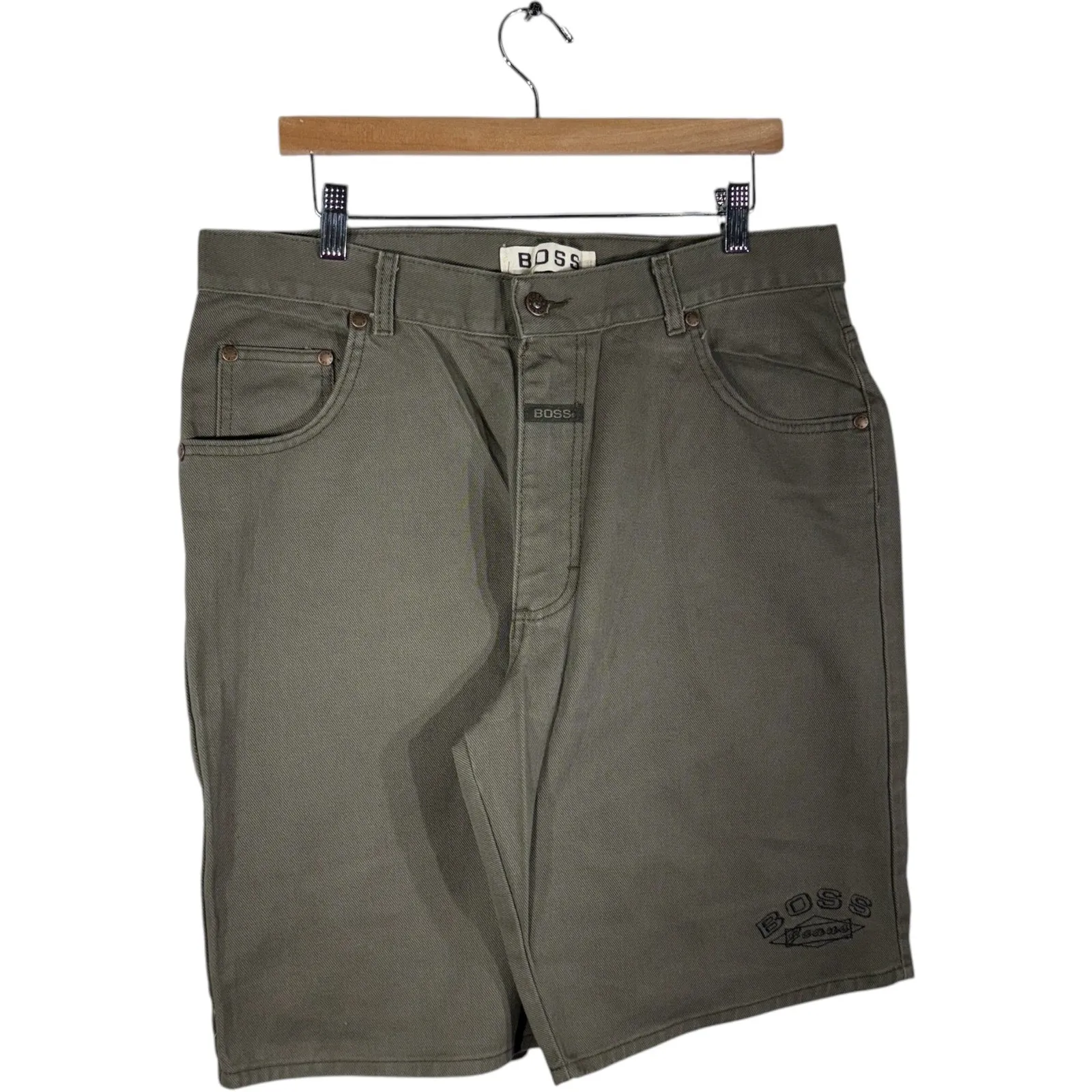 Vintage Boss Relaxed Fit Chino Shorts 38x11 NWT