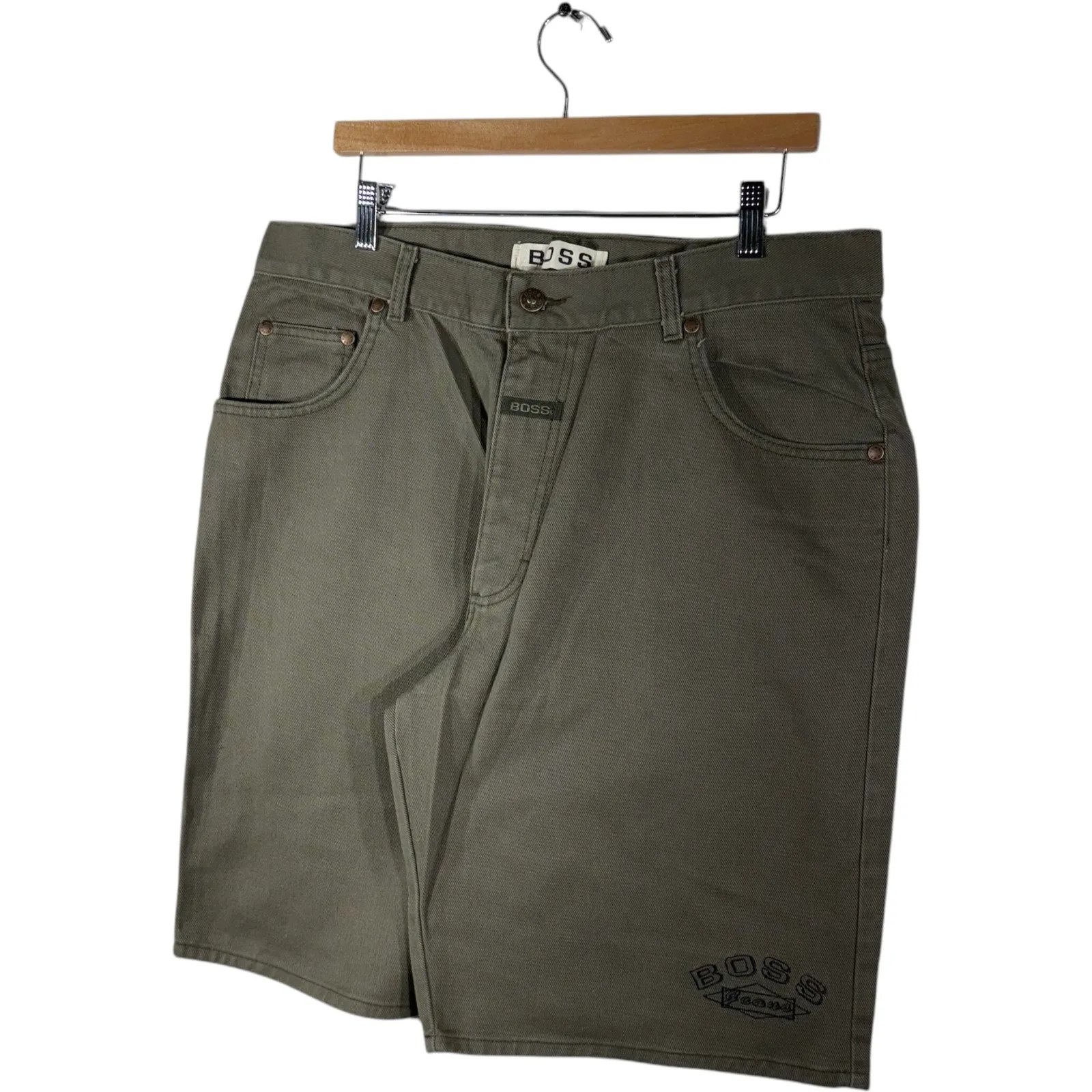 Vintage Boss Relaxed Fit Chino Shorts 38x11 NWT