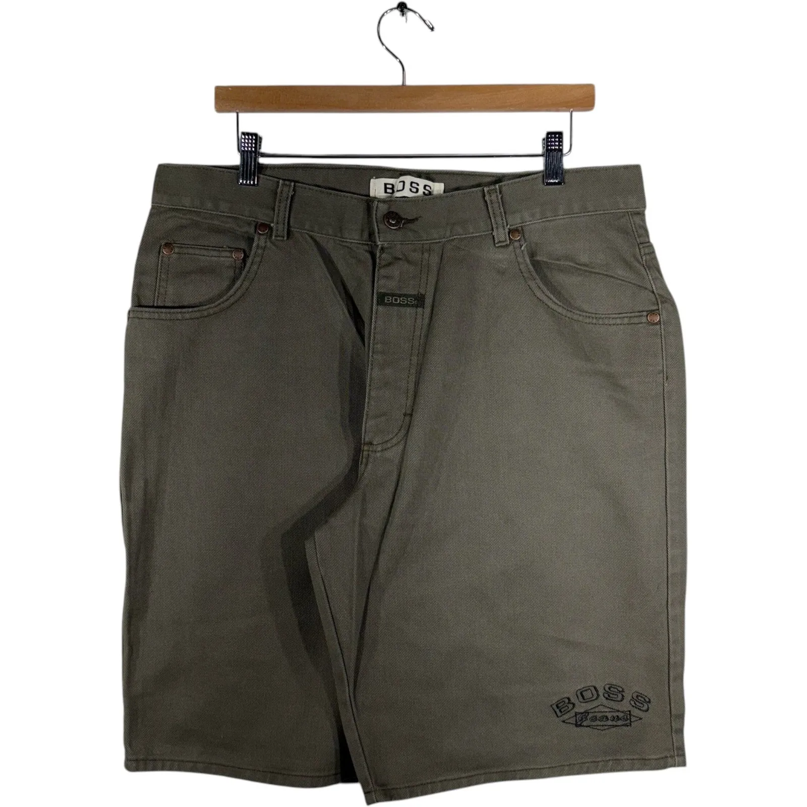 Vintage Boss Relaxed Fit Chino Shorts 38x11 NWT