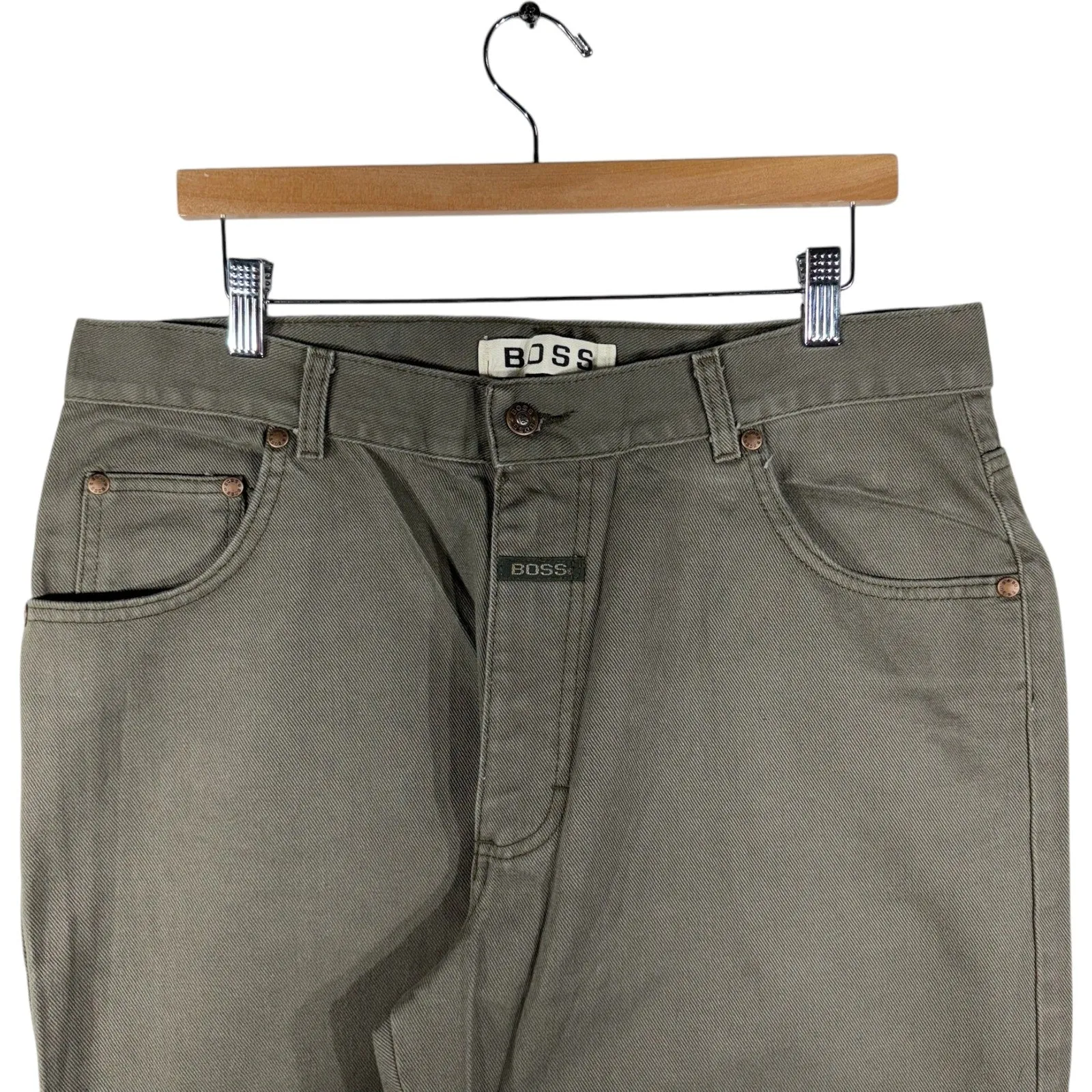 Vintage Boss Relaxed Fit Chino Shorts 38x11 NWT
