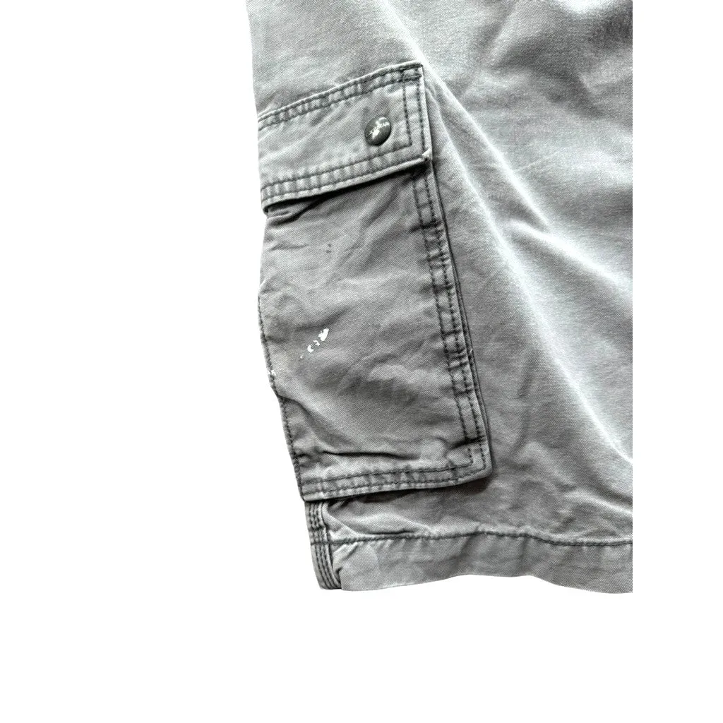 Vintage Carhartt Distressed Relaxed Fit Navy Cargo Shorts 36W