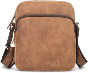 Vintage Men's Crossbody Bag Wear-resistant Large Capacity Shoulder Bag Messenger Bag