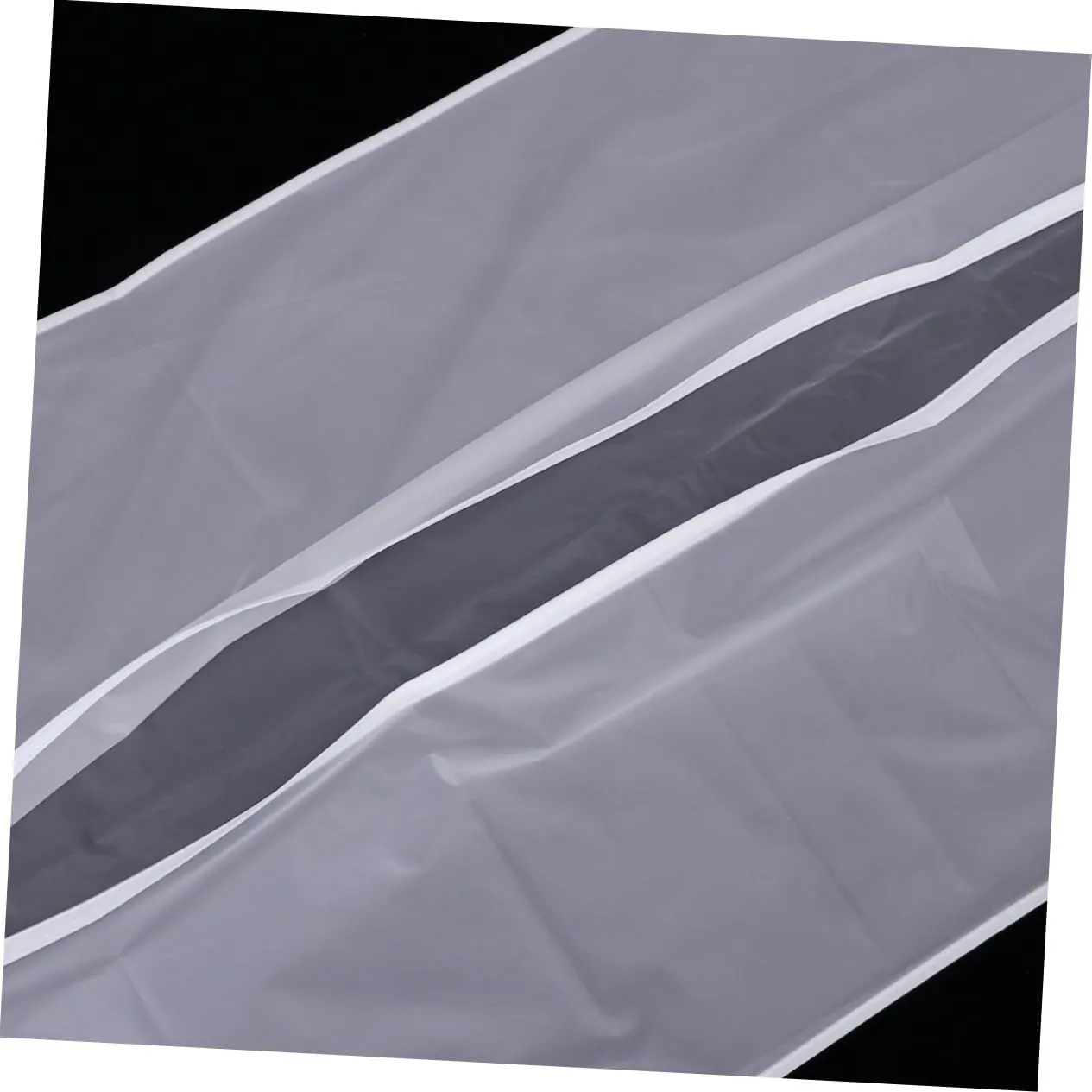 Wakauto Peva Garment Bag Xl Clear Transparent Clothes Cover for Suits Shirts Coats Storage for Home Travel