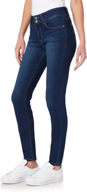 WallFlower Women's Ultra Fit Mid-Rise Insta Soft Denim Juniors Jeans (Also Available in Plus Sizes)