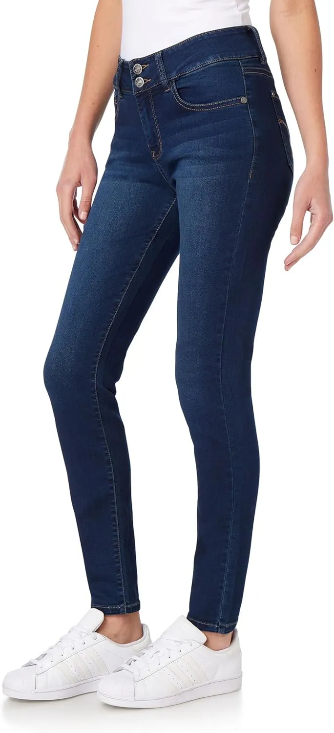 WallFlower Women's Ultra Fit Mid-Rise Insta Soft Denim Juniors Jeans (Also Available in Plus Sizes)