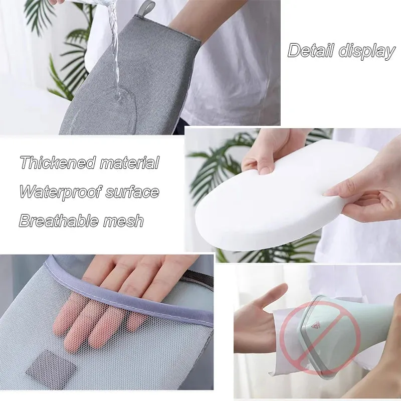 Washable Ironing Board Mini Anti-Scald Gloves Iron Pad Cover Heat-Resistant Stain Resistant Ironing Board for Clothing Store
