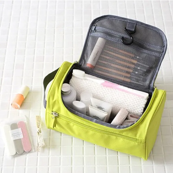 Waterproof Hanging Toiletry Travel Bag - Shaving Kit & Makeup Organizer