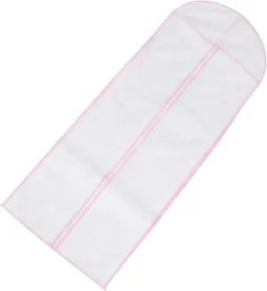 Wedding Dress Cover Nonwoven Bridal Bag Garment Bag Gown 150cm Long Soft Scratch-