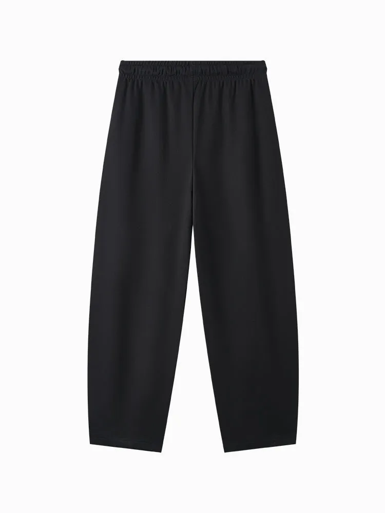 Women's black tapered pants