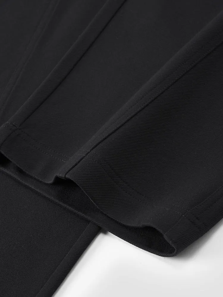Women's black tapered pants