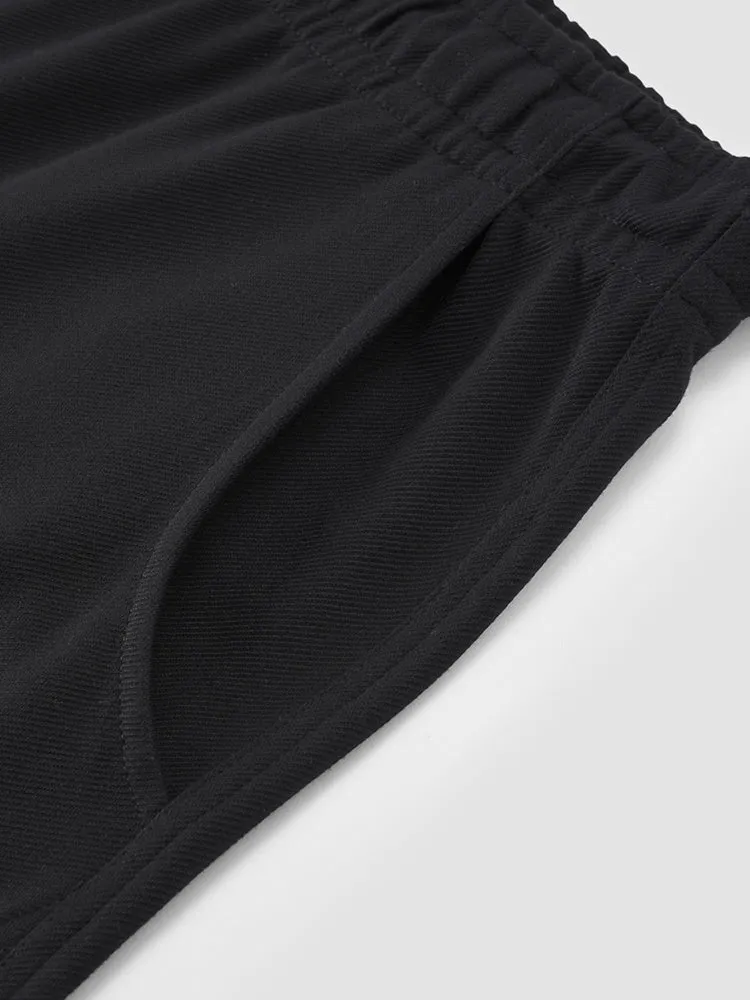 Women's black tapered pants