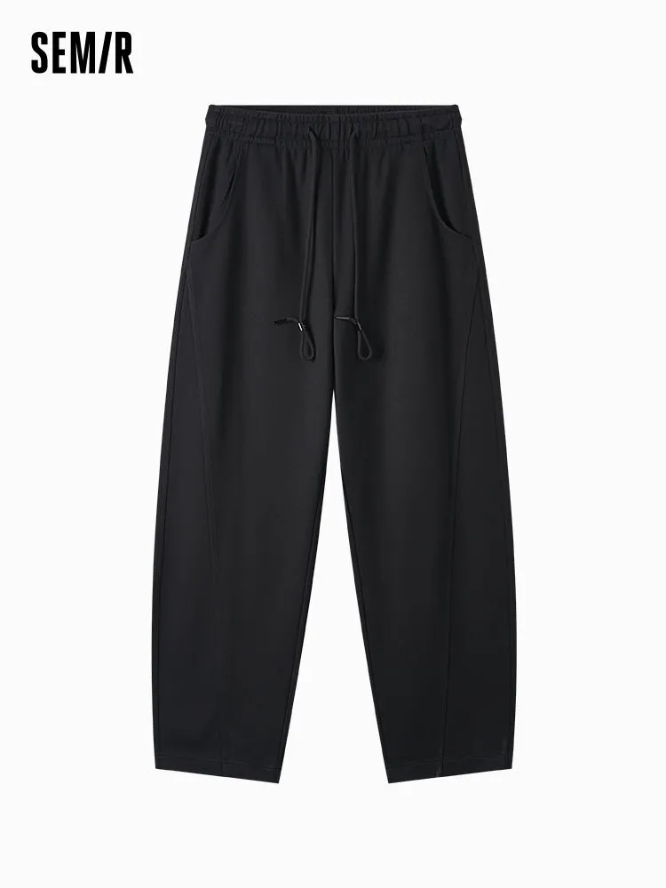 Women's black tapered pants