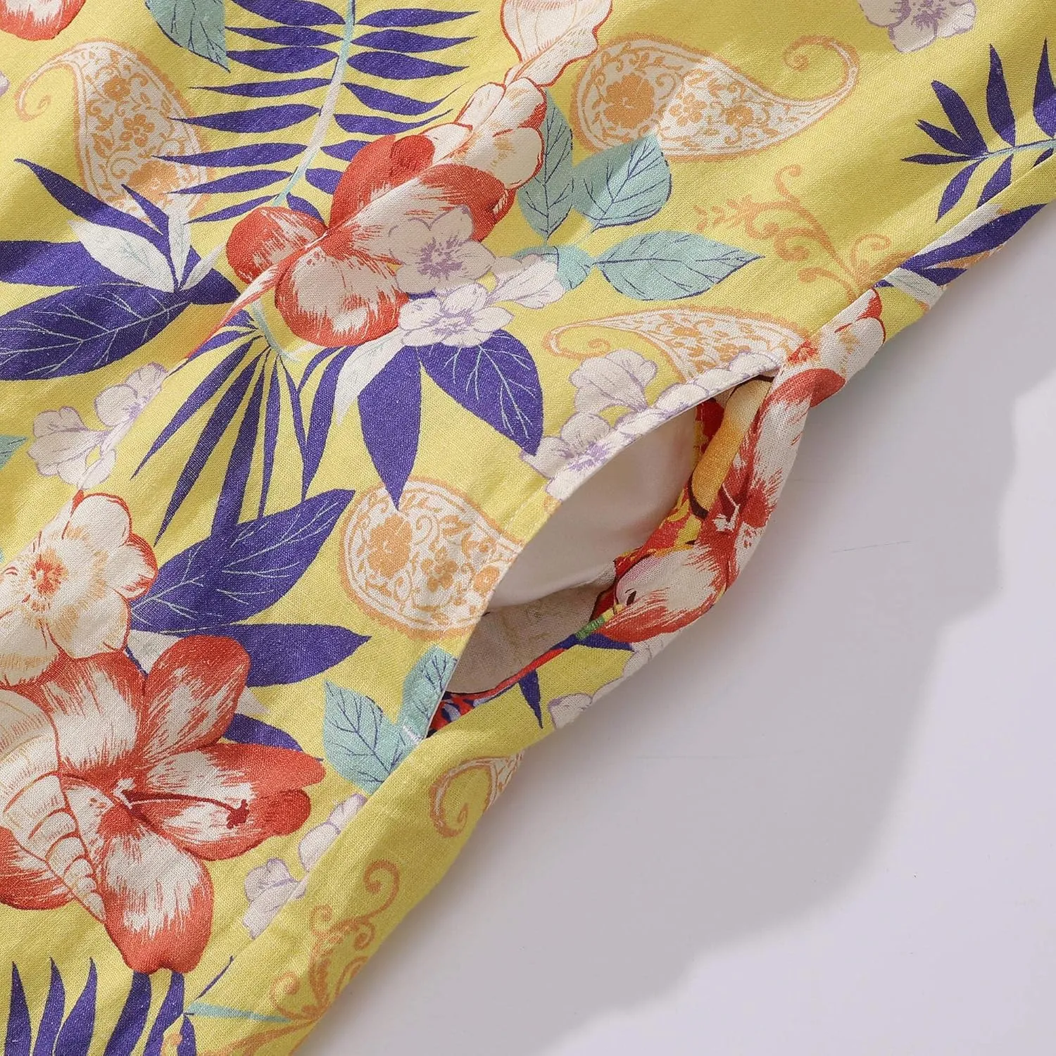 Womens Dress Floral Tropical Print Summer Casual Sunndresses Beach Vacation Party Wear
