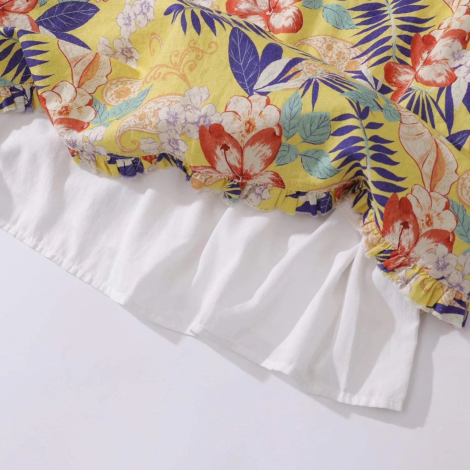 Womens Dress Floral Tropical Print Summer Casual Sunndresses Beach Vacation Party Wear