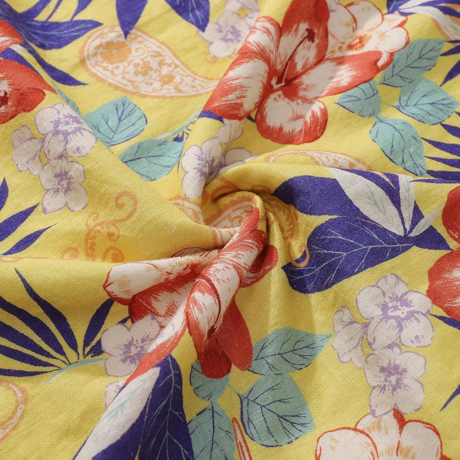 Womens Dress Floral Tropical Print Summer Casual Sunndresses Beach Vacation Party Wear