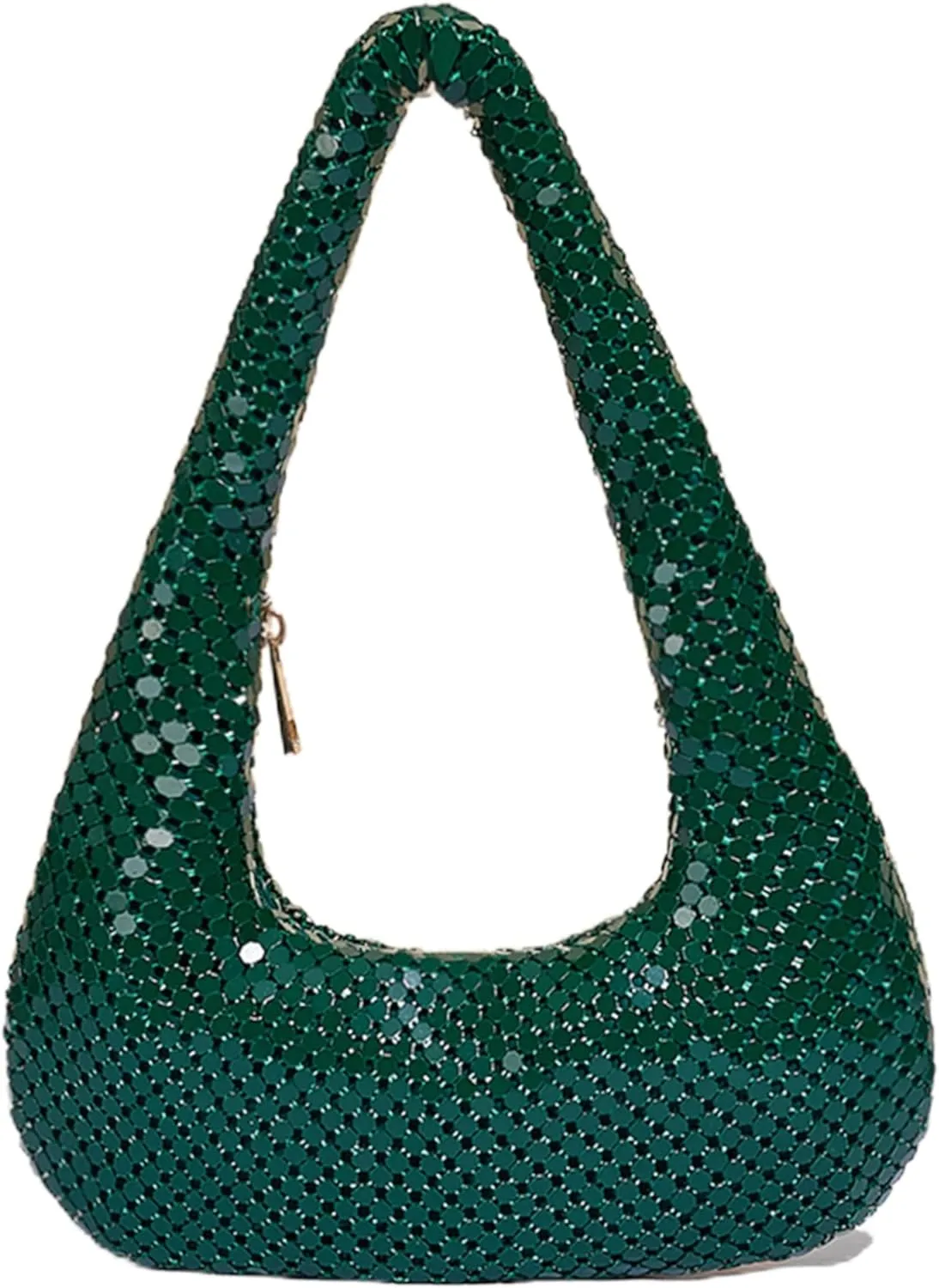 Women's Evening Glitter Clutch Purse Sequin Bling Zipper Wedding Shoulder Bag