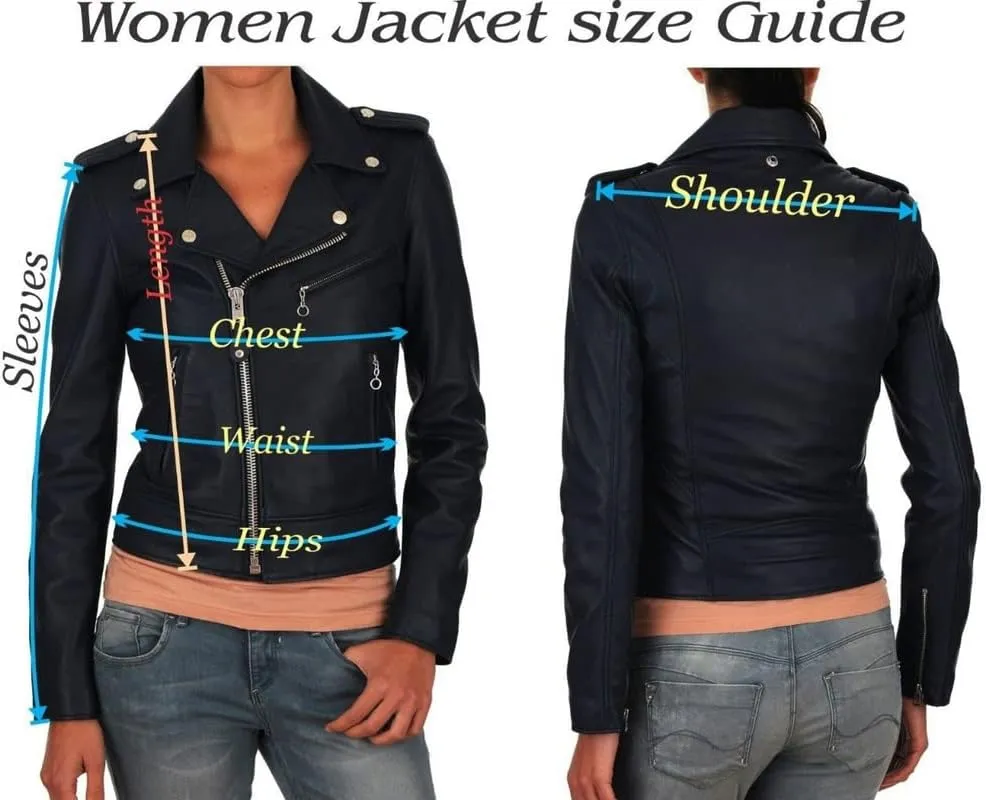Women's Lambskin Leather Bomber Stylish Biker Outerwear Jacket - Winter Wear - Soft & Smooth Leather Jacket