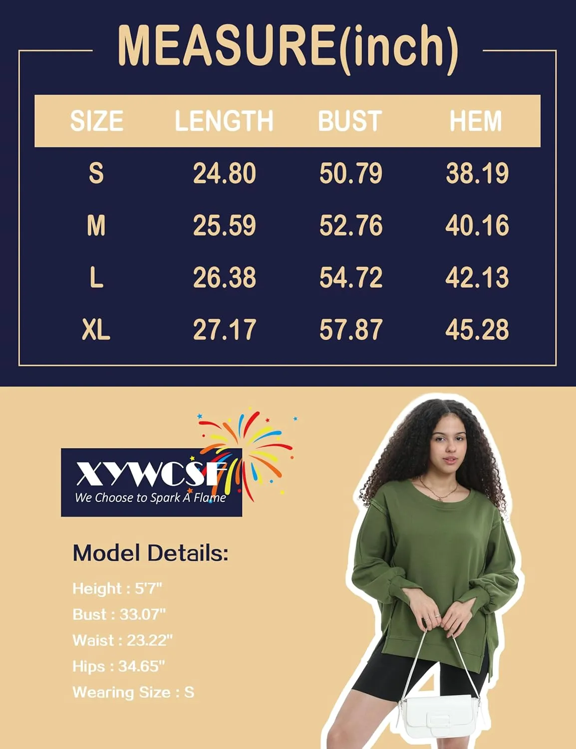 Womens Oversized Sweatshirt Crewneck Pullover Cute Long Sleeve Tops Fall Outfits
