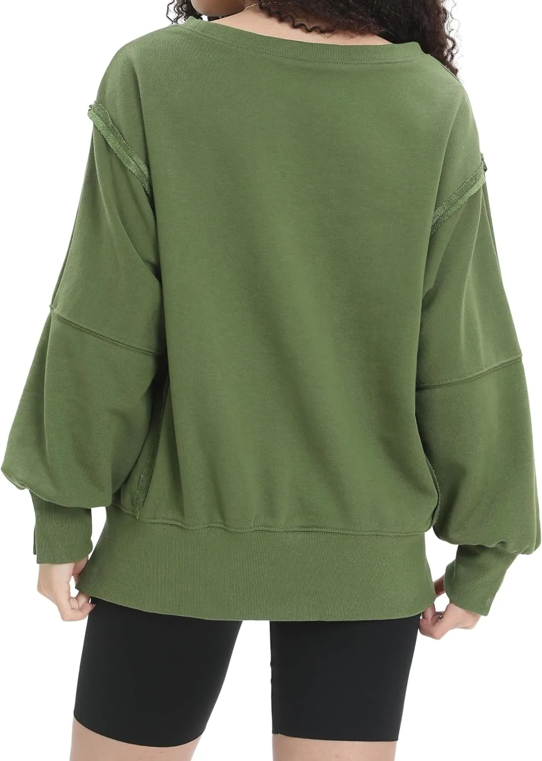 Womens Oversized Sweatshirt Crewneck Pullover Cute Long Sleeve Tops Fall Outfits