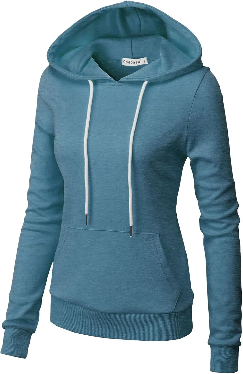 Women's Slim Fit Pullover Hoodie Lightweight Long Sleeve Kangaroo Pocket Basic Casual wear