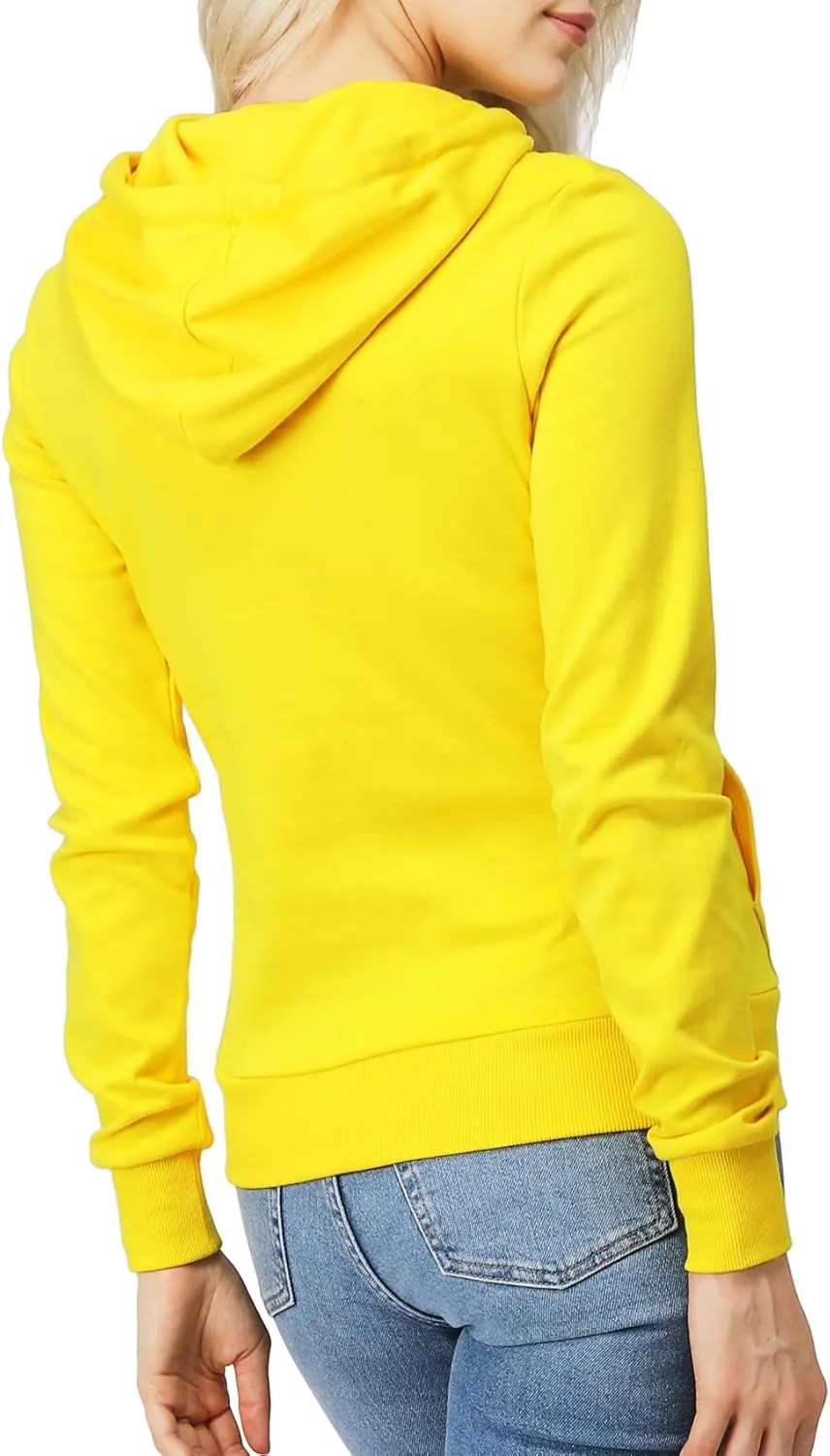 Women's Slim Fit Pullover Hoodie Lightweight Long Sleeve Kangaroo Pocket Basic Casual wear