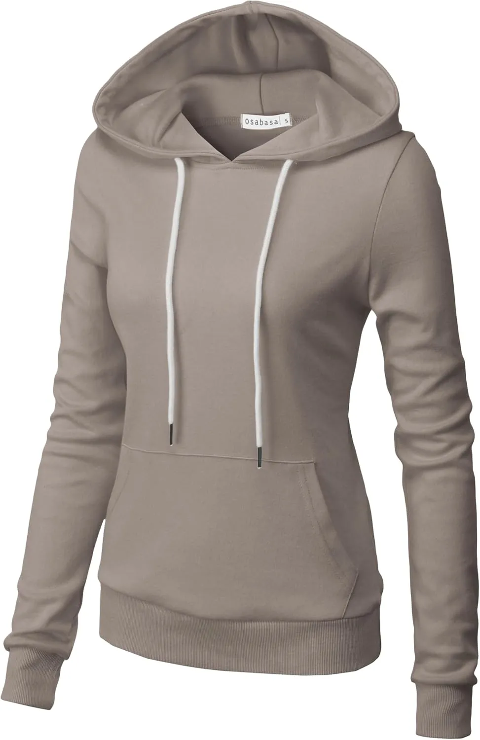 Women's Slim Fit Pullover Hoodie Lightweight Long Sleeve Kangaroo Pocket Basic Casual wear