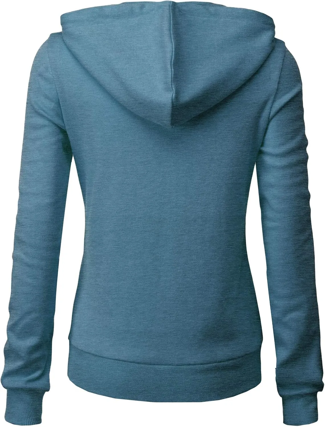Women's Slim Fit Pullover Hoodie Lightweight Long Sleeve Kangaroo Pocket Basic Casual wear