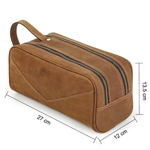 Woosir Leather Dopp Kit