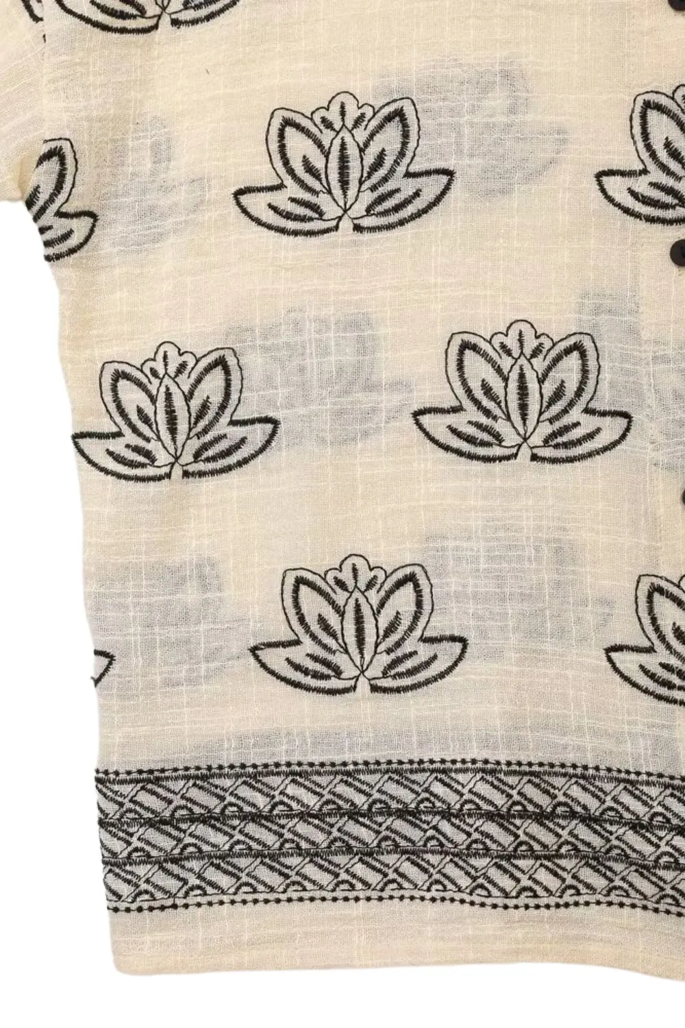 ‘Yaroslava’ Vacation-Style Shirt & Casual Pants