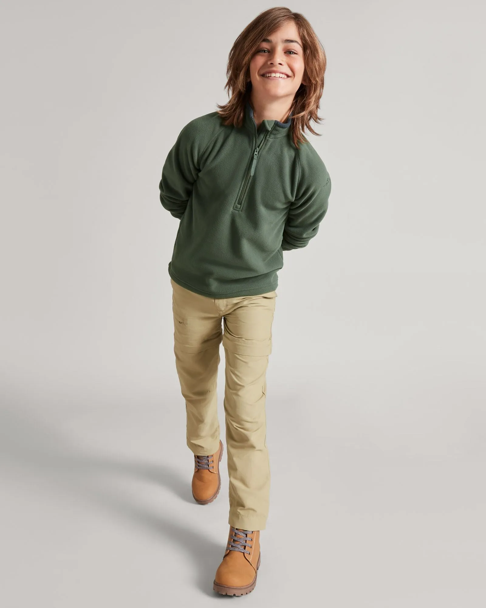 Youth Ridge 100 PrimaLoft Bio Pullover - Thyme