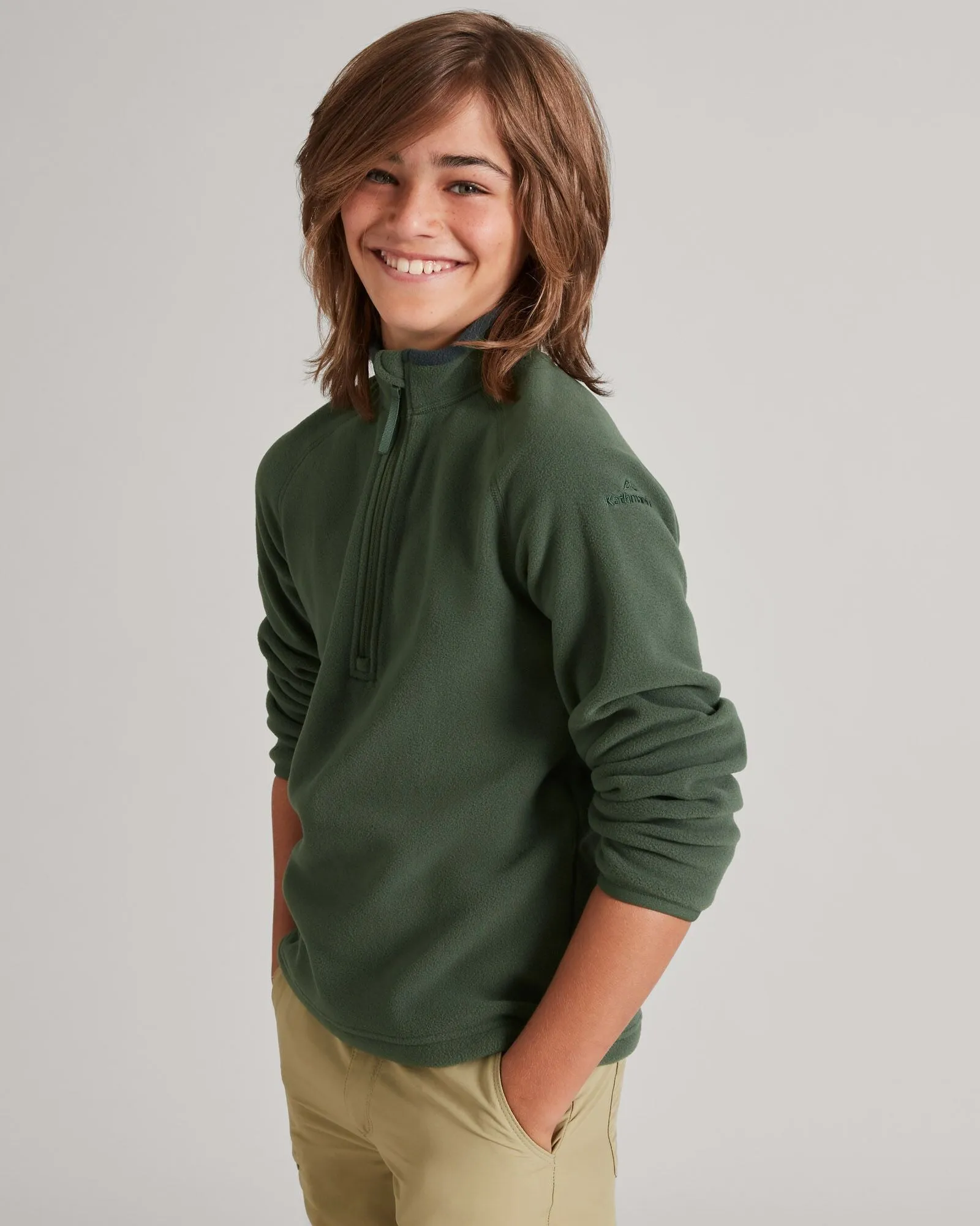 Youth Ridge 100 PrimaLoft Bio Pullover - Thyme