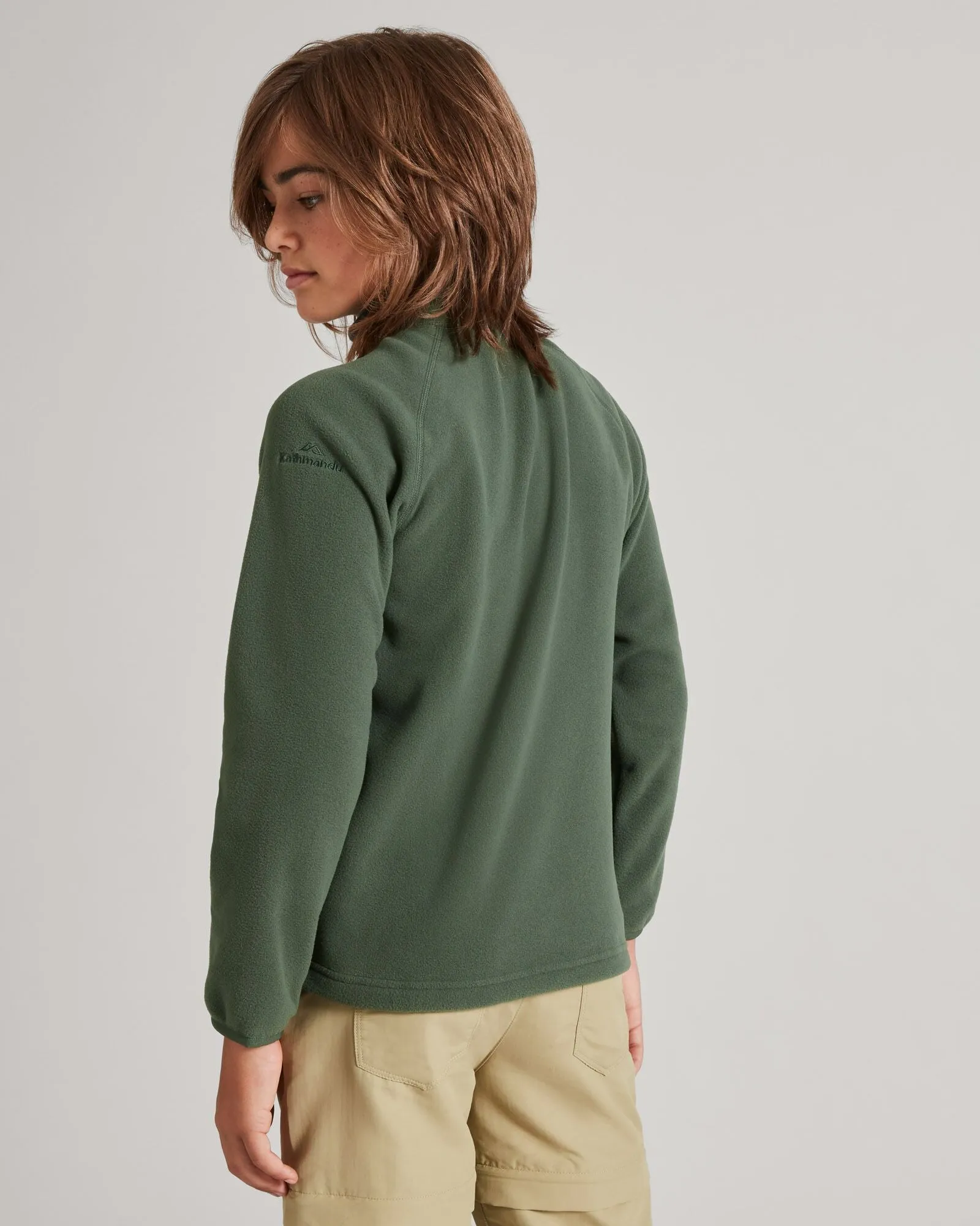 Youth Ridge 100 PrimaLoft Bio Pullover - Thyme
