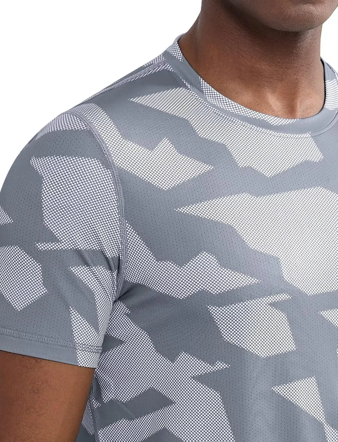 Zengjo Mens Athletic Shirts Short Sleeve Quick Dry Running Workout T-Shirt Moisture Wicking Performance Tee